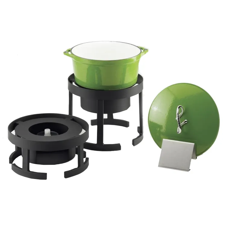 Cal-Mil 1344-10-13 Chafer Alternative 12-1/2" Dia x 10" H Round Stackable Frame Fits 12" Pans Black