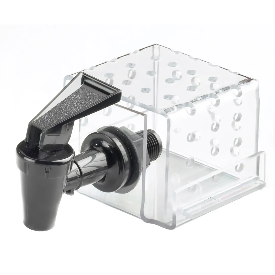 Cal-Mil 148-FILTER Pulp Filter, 2-1/4"W x 2-1/4"D, black spigot