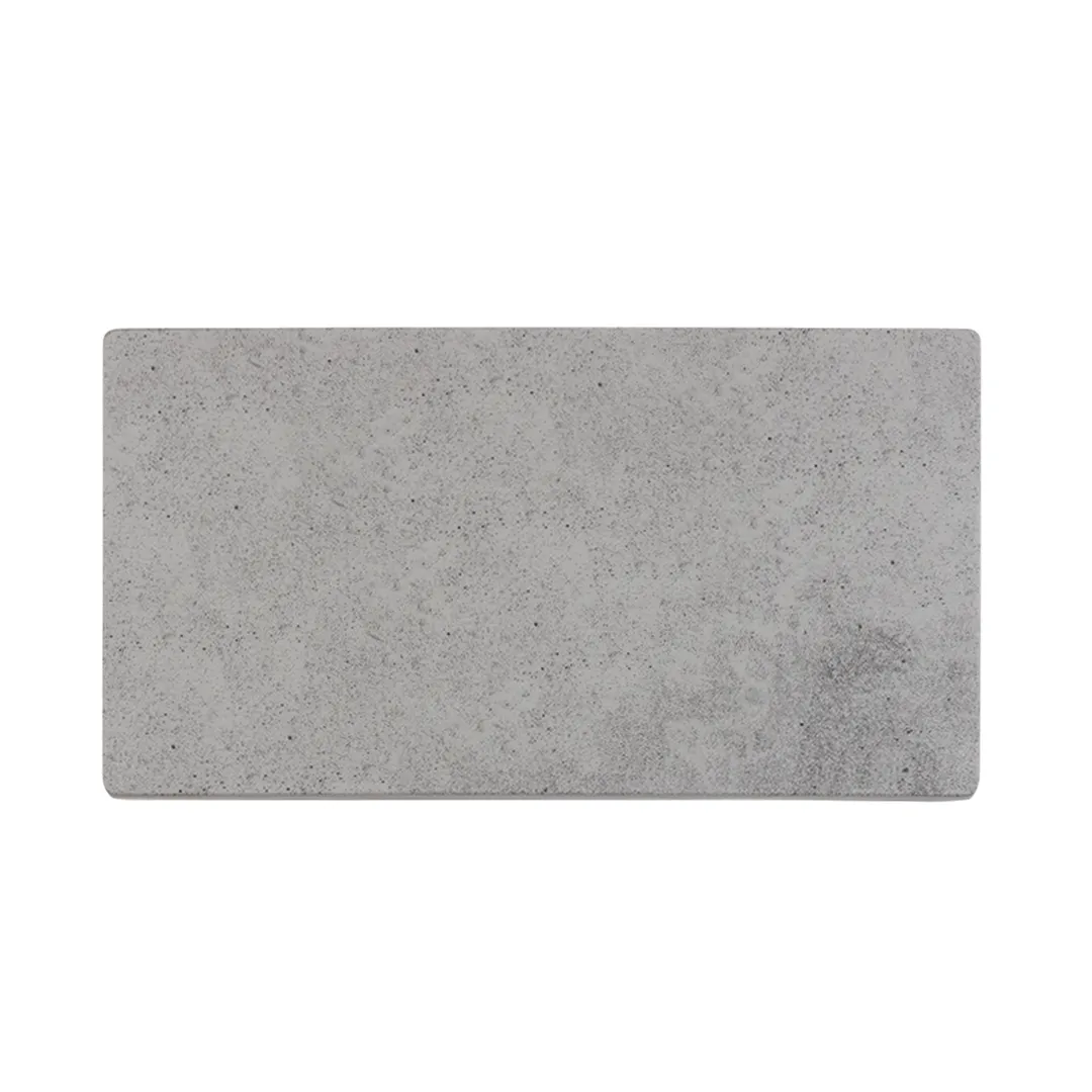 Cal-Mil 1522-712-77 Faux Cement Serving Board, 12"W x 7"D x 1/2"H, Rectangular Melamine Serving Tray