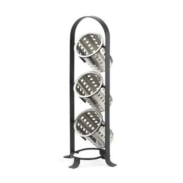 Cal-Mil 1583-13 SoHo 3-Tier Wire Utensil Holder Display, 8.75"W x 8.5"D x 21"H, Black, BPA Free