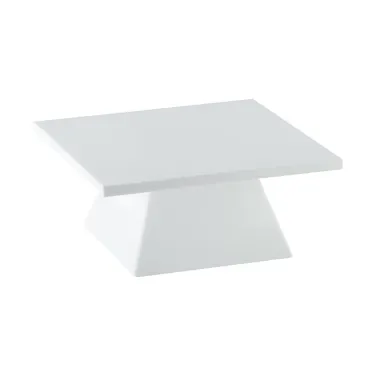 Cal-Mil 1917-1-15 Pedestal Riser, 9.5"W X 9.5"D X 4.75"H, Square, Acrylic