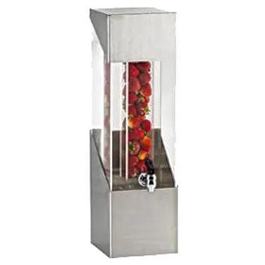 Cal-Mil 1991-3INF-55 Beverage Dispenser, 3‑Gallon Acrylic Tank, Stainless Base, 7¼"W x 9½"D x 24½"H