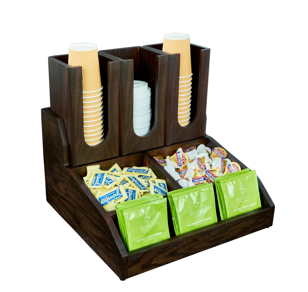Cal-Mil 2019-112 Heritage Condiment Station, 14.5" X 15" X 9.25"H (3) Section