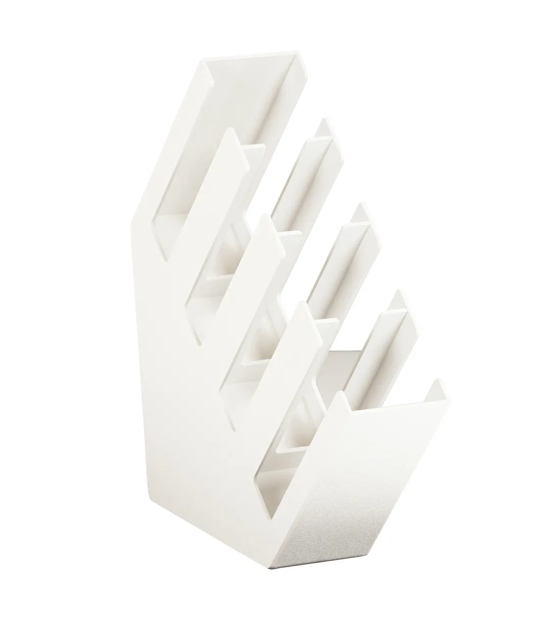 Cal-Mil 2048-4-15 Cup and Lid Organizer, ABS, 4.375"W x 18.5"D x 19.25"H, Beverage Storage