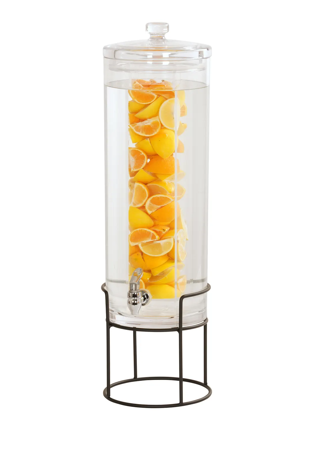 Cal-Mil 22005-3INF-13 Beverage Dispenser, 3‑Gal, 10.5" W X 10.5" D X 24" H, Durable Metal Frame