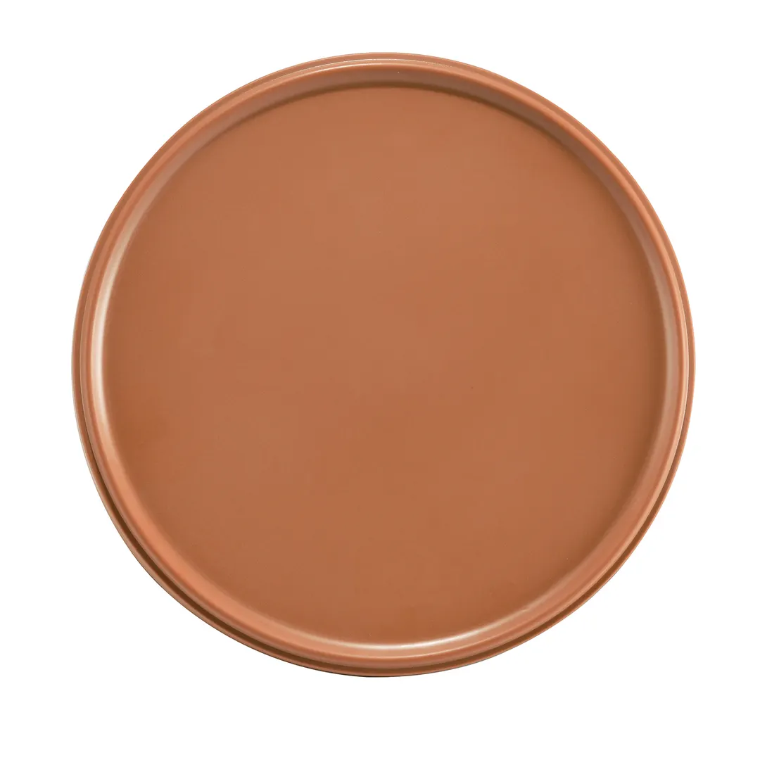 Cal-Mil 22017-10-109 Hudson Plate, 10" Dia., Terra Cotta Melamine Round Serving Tray