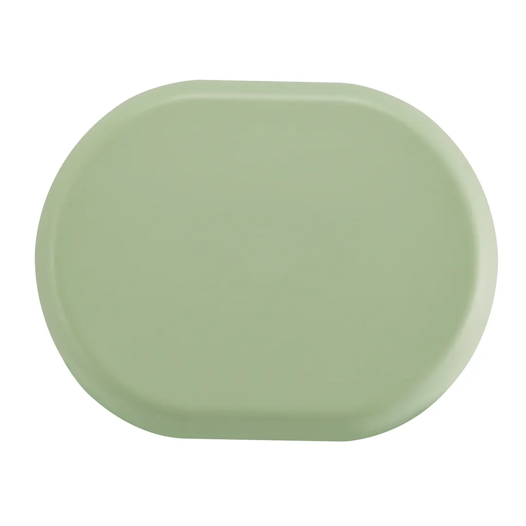 Cal-Mil 22018-107 Hudson Platter, 14"W X 11.25"D X 1"H, Stackable, Melamine