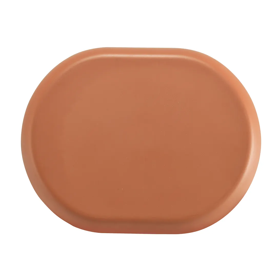 Cal-Mil 22018-109 Hudson Platter, 14"W X 11.25"D X 1"H, Stackable, Melamine