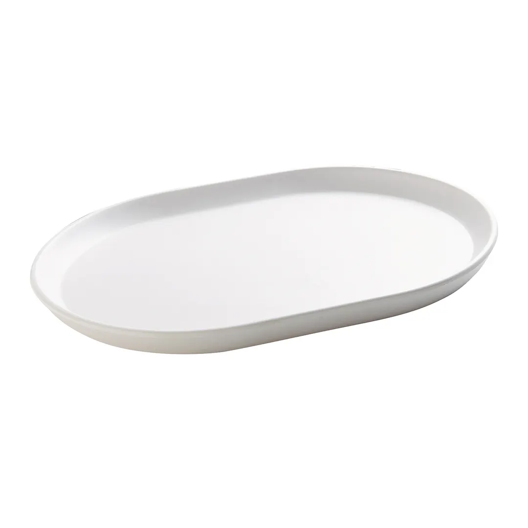 Cal-Mil 22018-15 Hudson Platter, 14"W X 11.25"D X 1"H, Stackable, Melamine