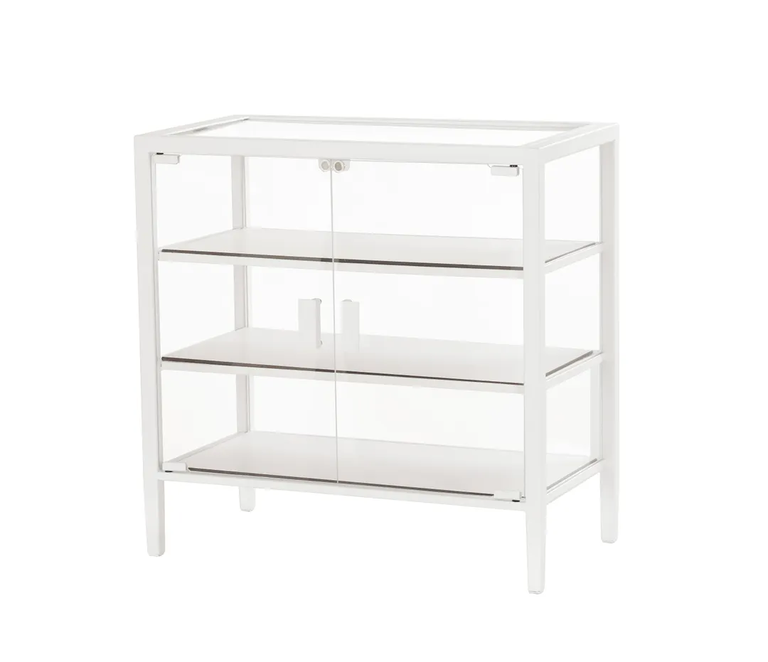 Cal-Mil 22023-26-15 Display Riser, 26.25"W x 14"D x 26"H, White Metal 20‑29"W 17"+H 10‑19"D 3‑4Steps