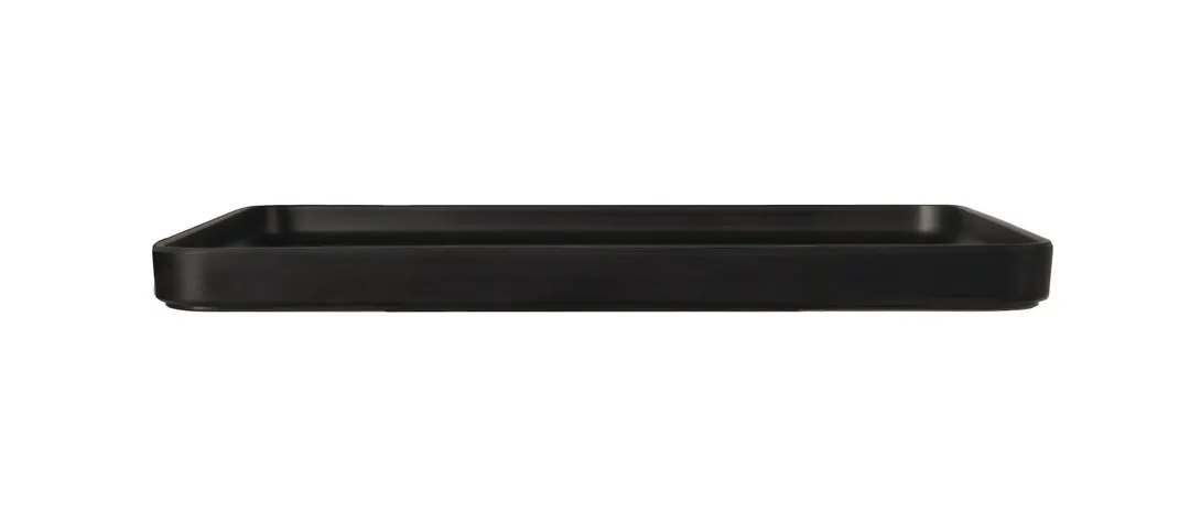 Cal-Mil 22025-13-13 Hudson Platter, 13"W X 9-1/2"D X 1"H, Rectangular, Raised Rim