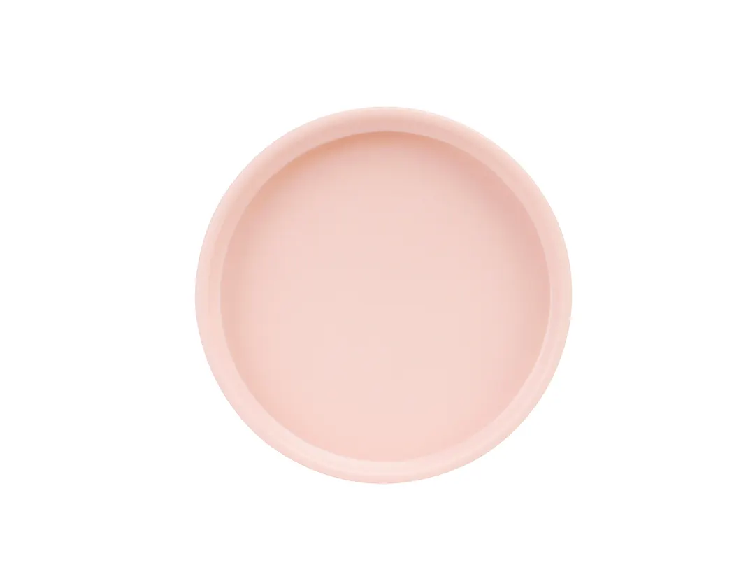 Cal-Mil 22026-6-108 Hudson Plate, 6" Diameter x 1" Height, Low Rim, Blush Pink Melamine Dinnerware