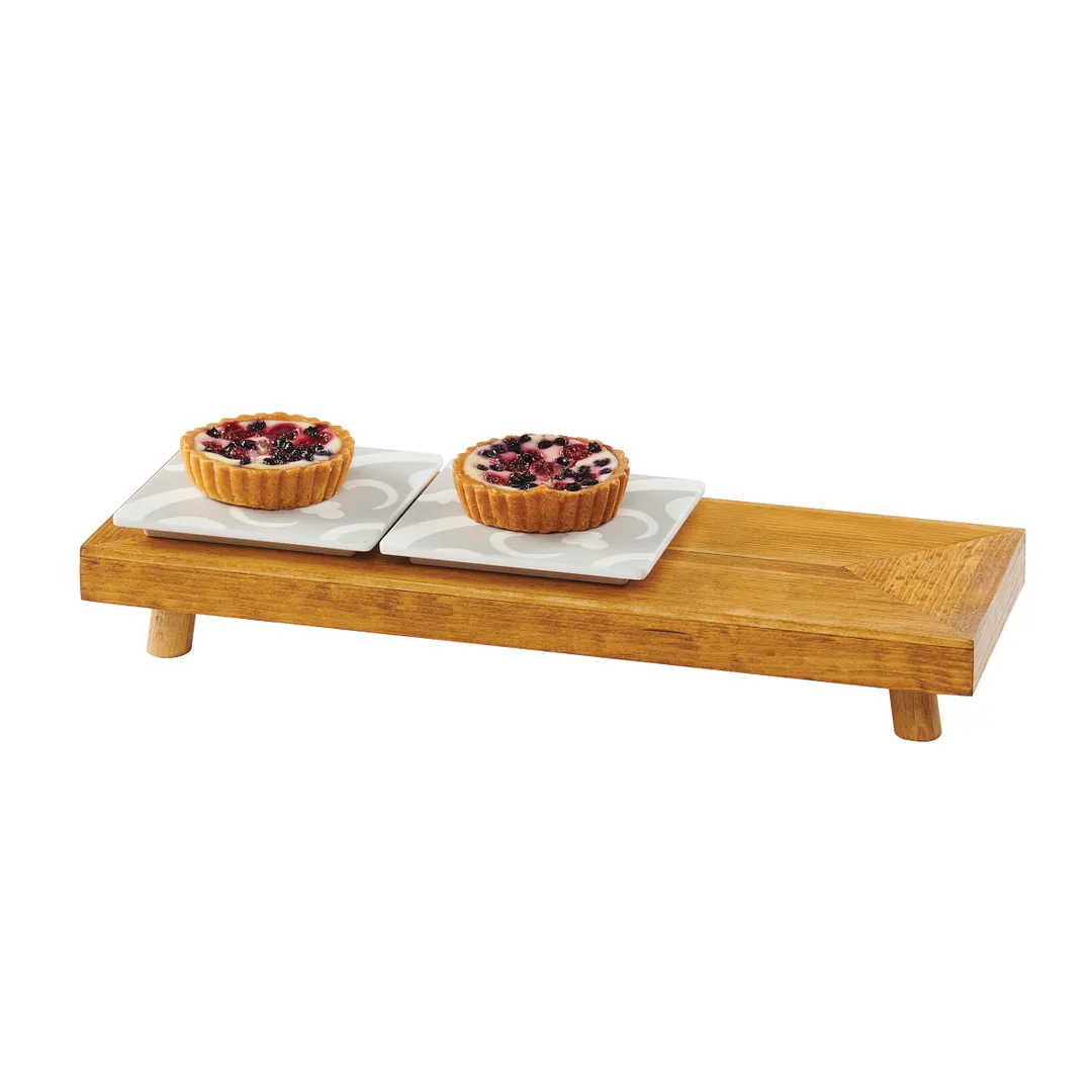 Cal-Mil 22029-3-99 Madera Riser, 20"W X 7"D X 3"H, Rectangular, Angled