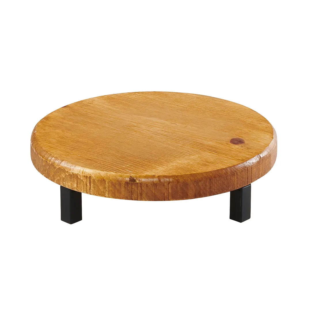 Cal-Mil 22050-3-99 Madera Riser, 12" Dia. X 3"H, Round, Rustic Pine