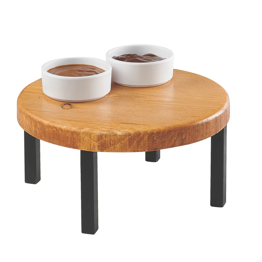 Cal-Mil 22050-6-99 Madera Riser, 12" Dia. X 6"H, Round, Rustic Pine