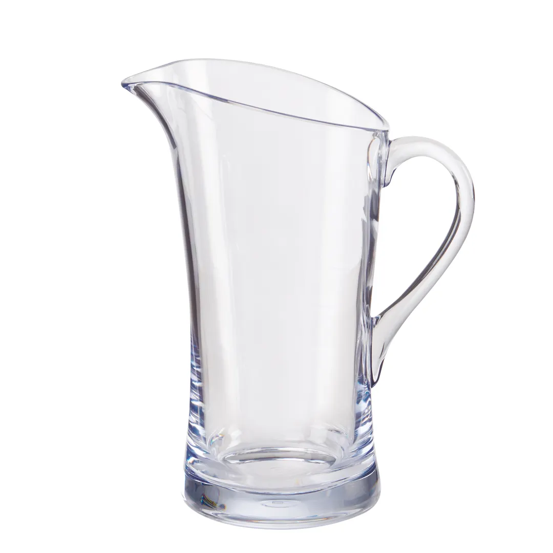 Cal-Mil 22054 Water Pitcher, 2 Liter Capacity (67.6 Oz.), 9" Dia. X 10.75"H, Clear