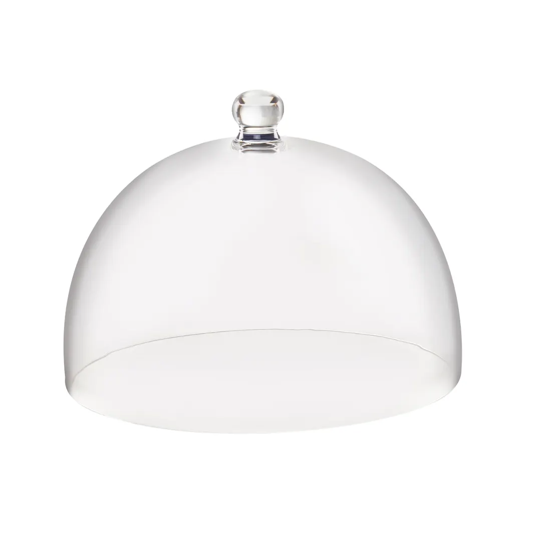 Cal-Mil 22058-12-12 Dome Display Cover, 12¼" Diameter x 9¼" Height, Polycarbonate Lift‑Off Design