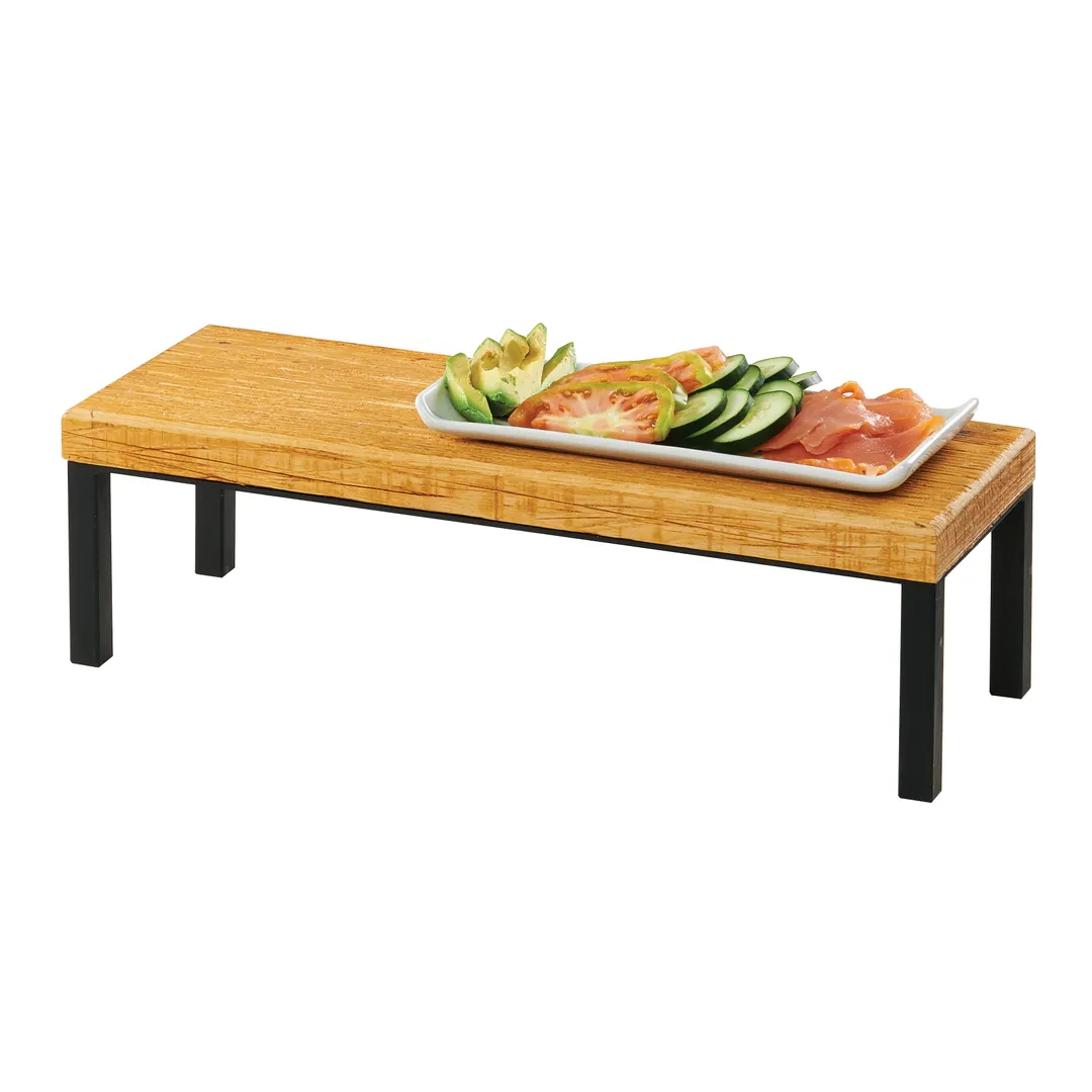 Cal-Mil 22066-6-99 Madera Riser, 20"W X 7"D X 6"H, Rectangular, Rustic Pine