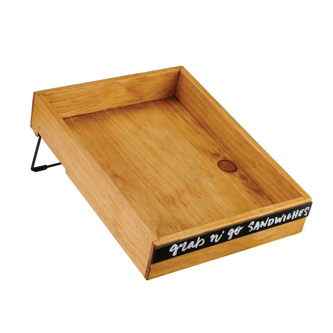 Cal-Mil 22070-99 Madera Merchandiser, 12-1/4"W x 16-3/4"D x 7-3/4"H, Adjustable, Write-on, Rustic Pine