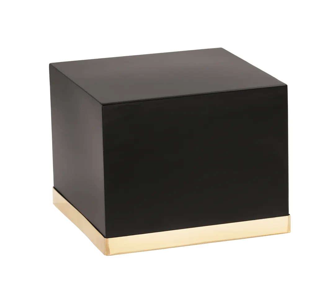 Cal-Mil 22127-11-116 Riser, 14"W X 14"D X 11"H, Cube, Black