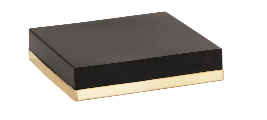 Cal-Mil 22127-3-116 Riser, 14"W X 14"D X 3"H, Cube, Black