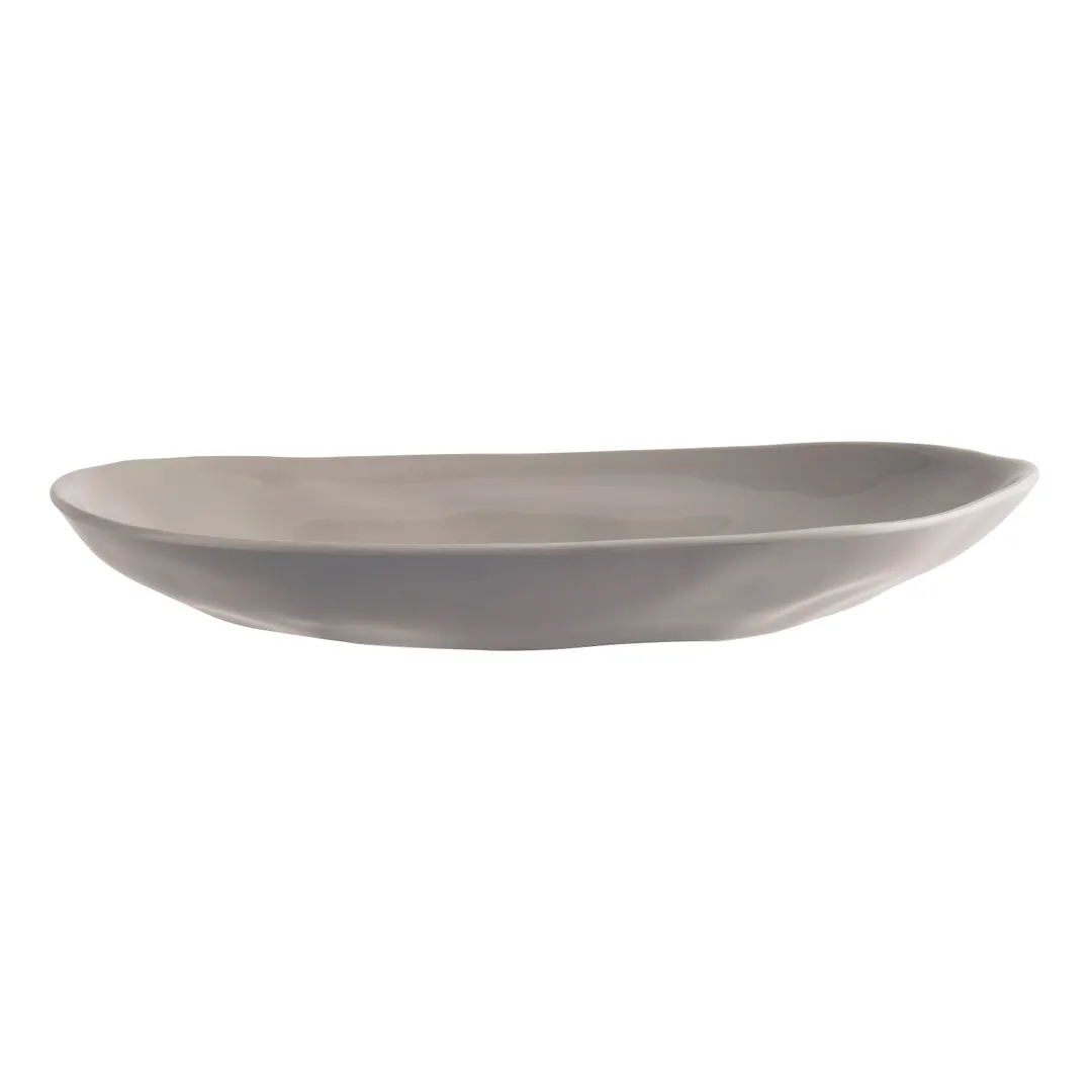 Cal-Mil 22304-10-101 Reusable Plastic Plate, 10-1/4" Round Melamine, Black, Flared Edge