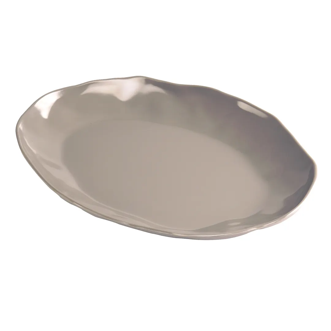 Cal-Mil 22306-912-102 Marin Platter, 12"W X 9"D X 1.25"H, Oval, Melamine