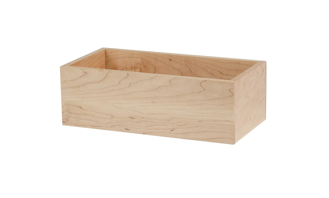 Cal-Mil 22315-4-12 Acrylic Rectangular Box, Crystal Clear, 6" x 12" x 4" - Specialty Smallwares