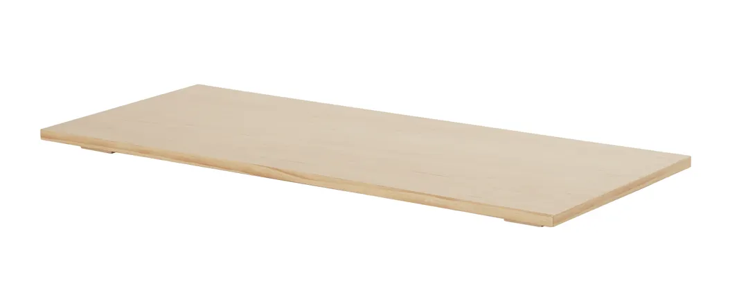 Cal-Mil 22350-38S-71 Display Table, 35"W x 18"D x 1"H Blonde Nesting Table for Produce Displays