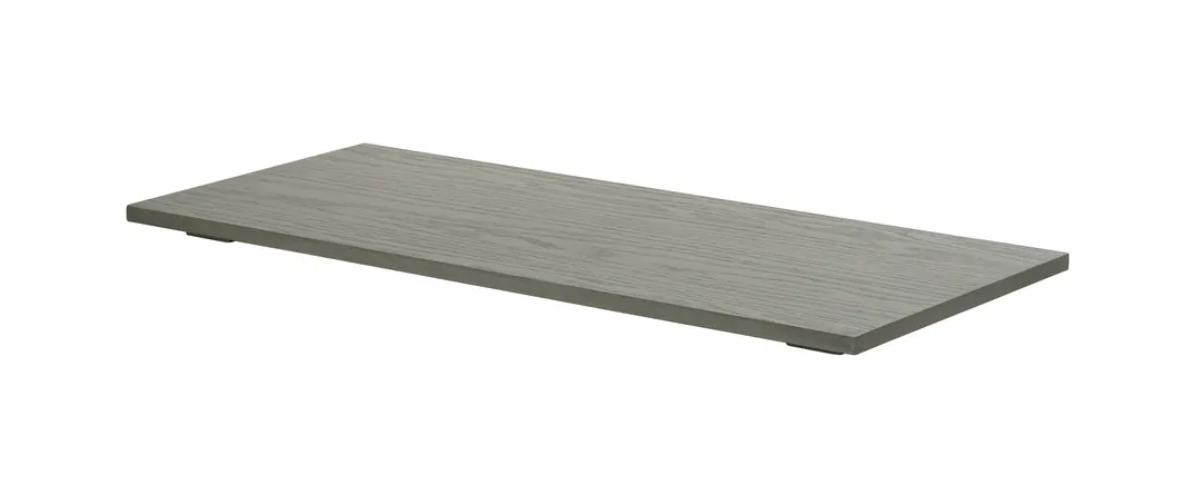 Cal-Mil 22350-38S-83 Display Table, 35" W x 18" D x 1" H, Nestable Ashwood Produce Display