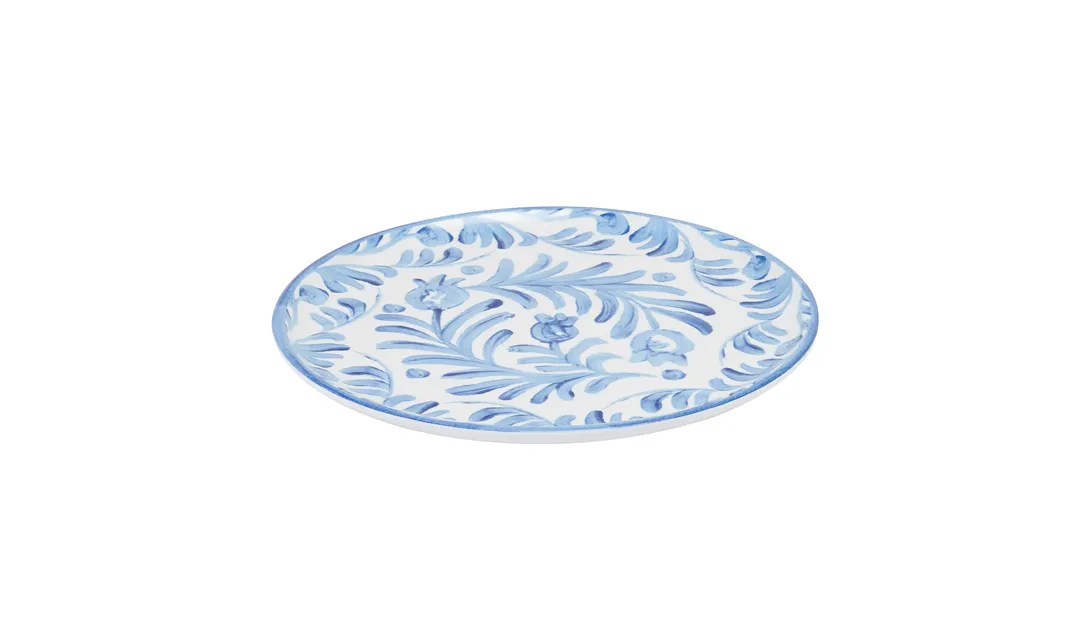Cal-Mil 22351-10-104 - 10"-11" Round Coupe Melamine Plate, Designs/Patterns Finish