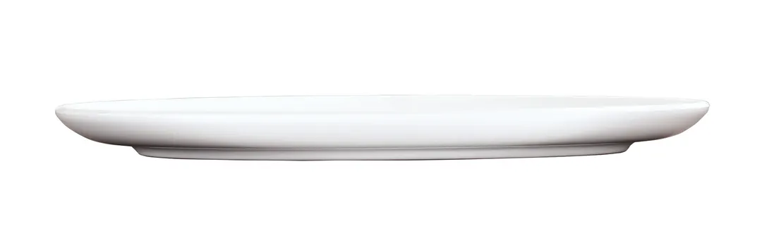 Cal-Mil 22351-7-15 - 7" Coupe Plate, Melamine, White Gloss Finish, Dishwasher Safe, 7" Diameter