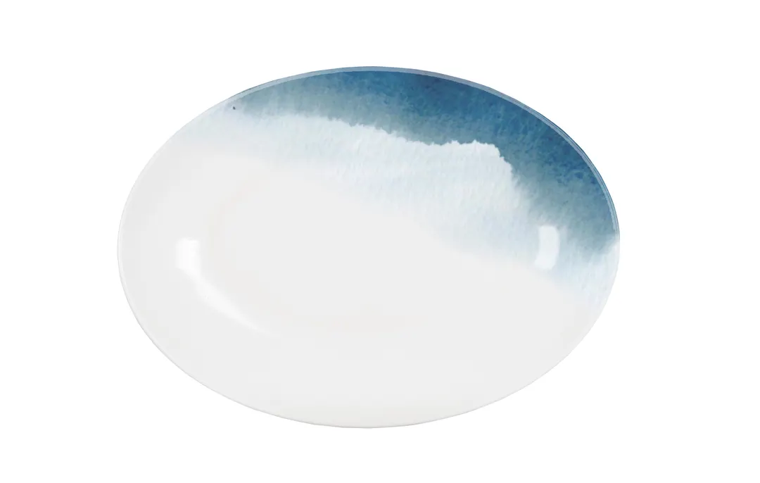 Cal-Mil 22352-11-117 Platter, 10.75"W X 7.75"D, Oval Coupe, Gloss Finish