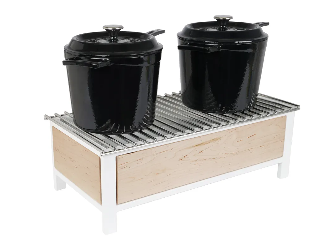 Cal-Mil 22413-71 Soup Chafer, Blonde Finish, 10" x 19-3/4" x 6-3/4" H, Smallwares Soup Chafing Dish