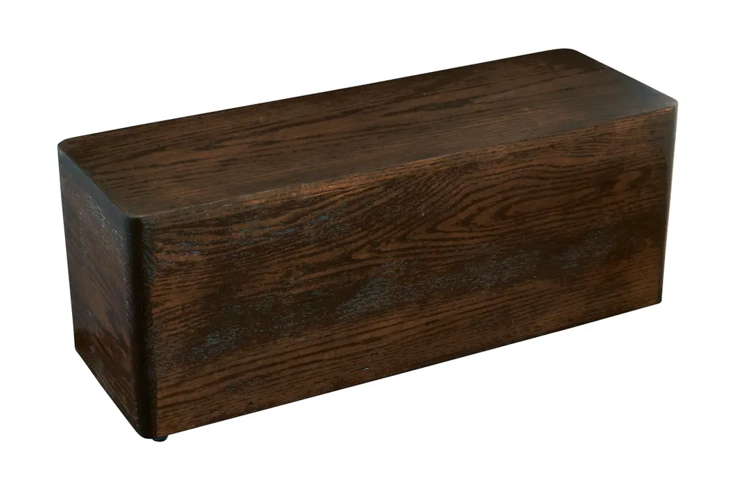 Cal-Mil 22428-7-112 Dark Stained Oak Wood Riser, Rect. 7" H x 20" W x 9" D, Brown 1‑2 Step Stand