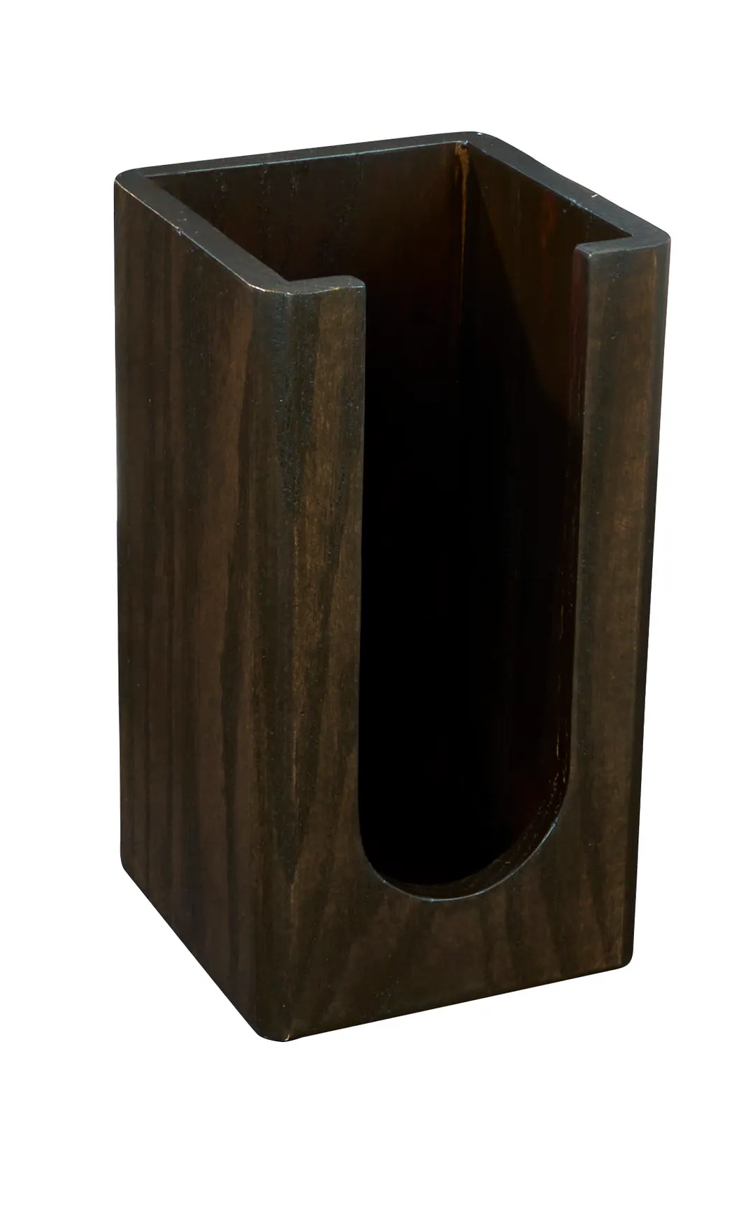 Cal-Mil 22430-112 Cup and Lid Organizer, Heritage Design, 5" x 5" x 9" H, Dark Stained Oak Wood