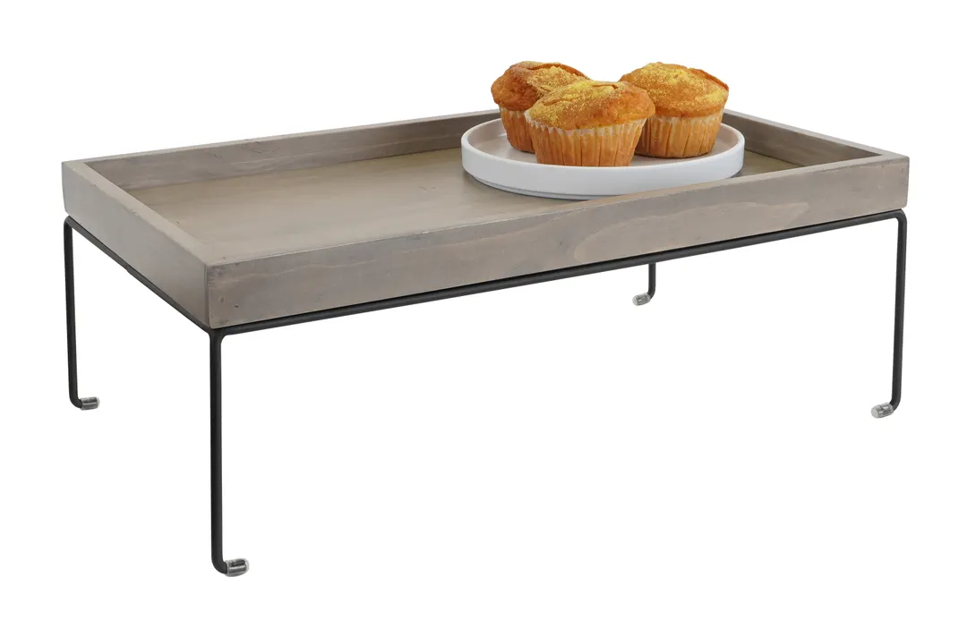 Cal-Mil 22432-7-110 Aspen Riser, 20" X 12" X 7.5"H, Wire Frame