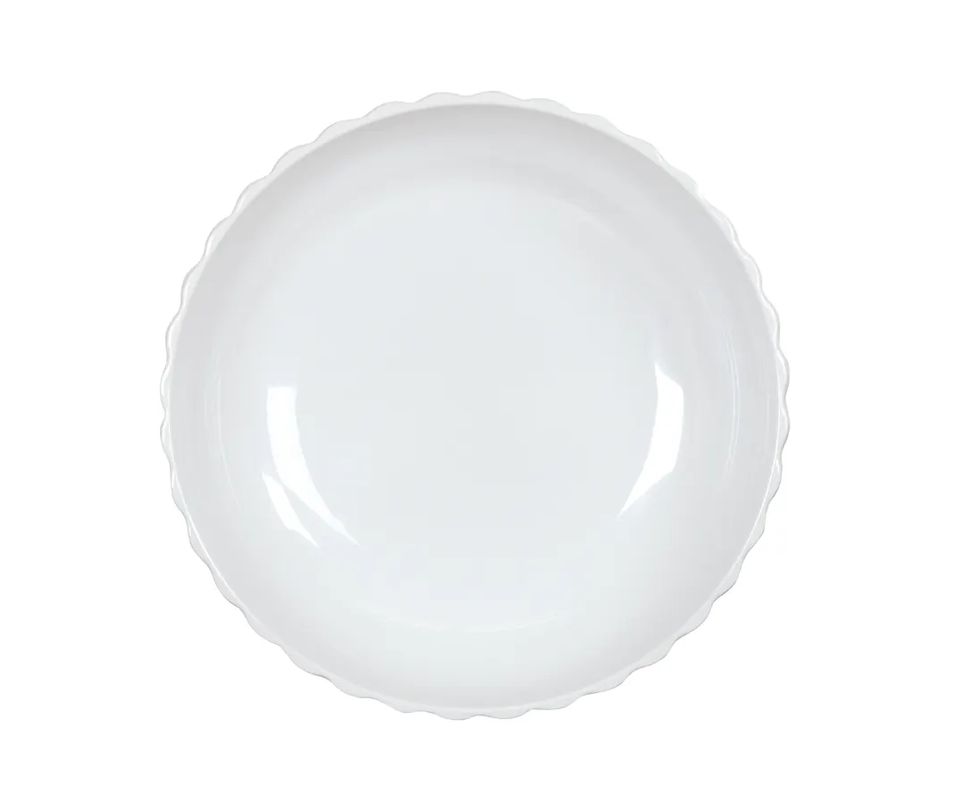 Cal-Mil 22470-10-15 Bowl, 78 Oz., 10"Dia. X 2.5"H, Scalloped