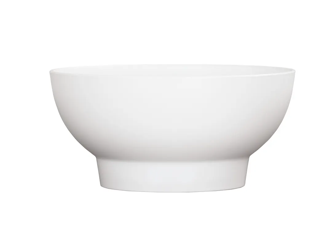 Cal-Mil 22485-8-15 Serving Bowl, 48 Oz., 10.5"Dia. X 3"H, Footed