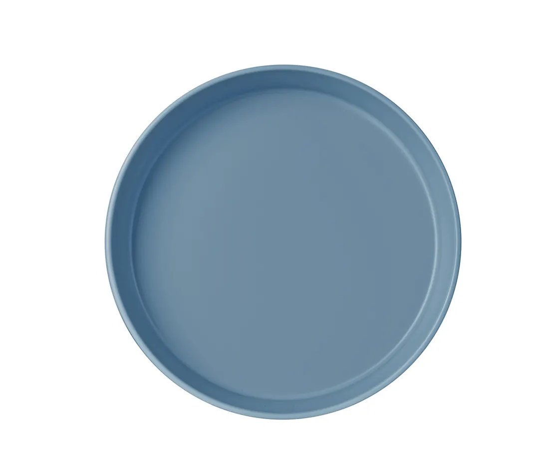 Cal-Mil 22500-10-111 Deep Bowl, 120 Oz., 10"Dia. X 3.5"H, Stackable, Round, Stone Blue, Hudson