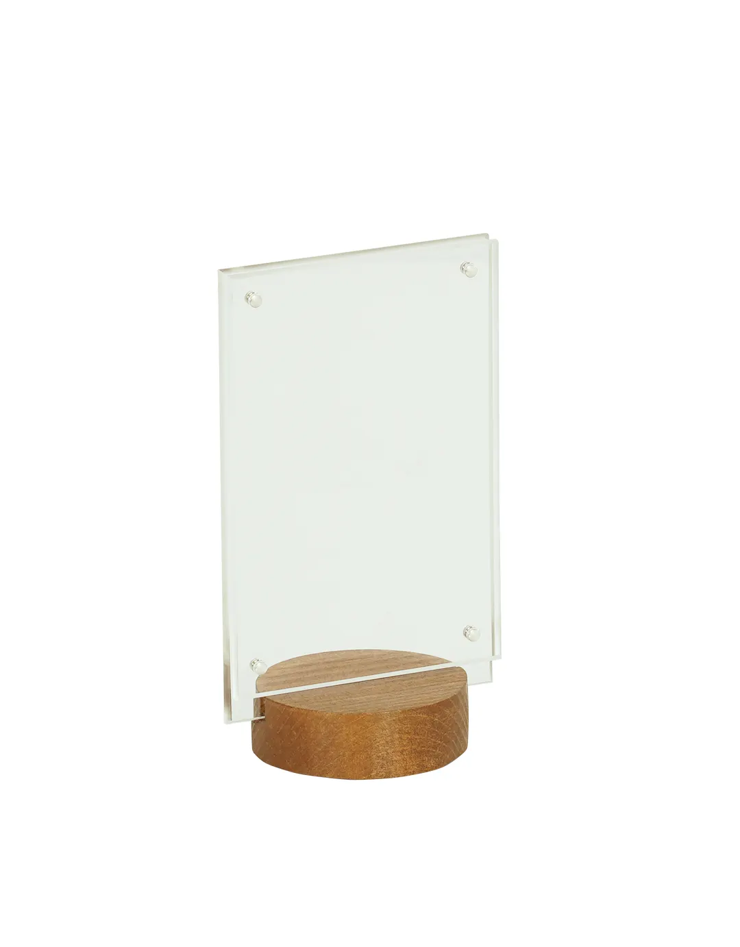 Cal-Mil 22801-46-99 Card Holder, 4"D X 3"W X 7.125"H, Rustic Pine Wood Construction, Madera