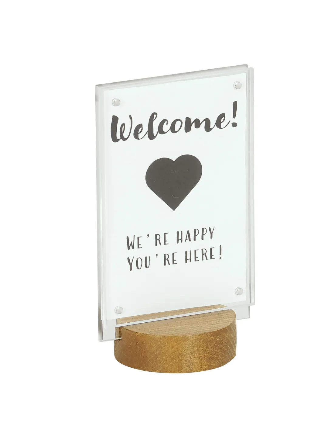 Cal-Mil 22801-46-99 Card Holder, 4"D X 3"W X 7.125"H, Rustic Pine Wood Construction, Madera