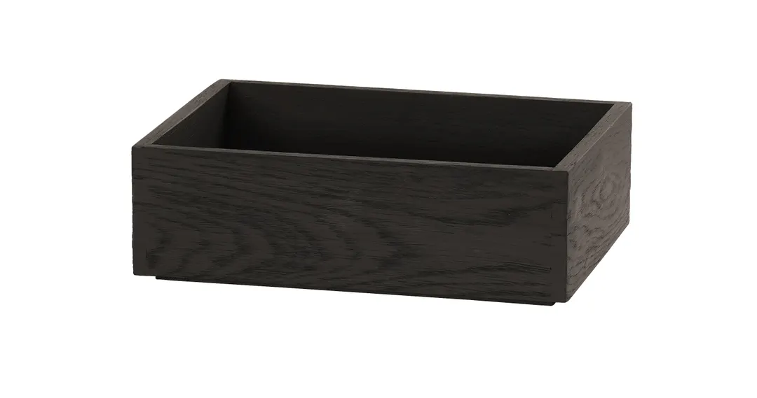 Cal-Mil 23106-10123-13 Brooklyn Tray, 10"W x 12"D x 3"H, Rectangular, Wood, Browns