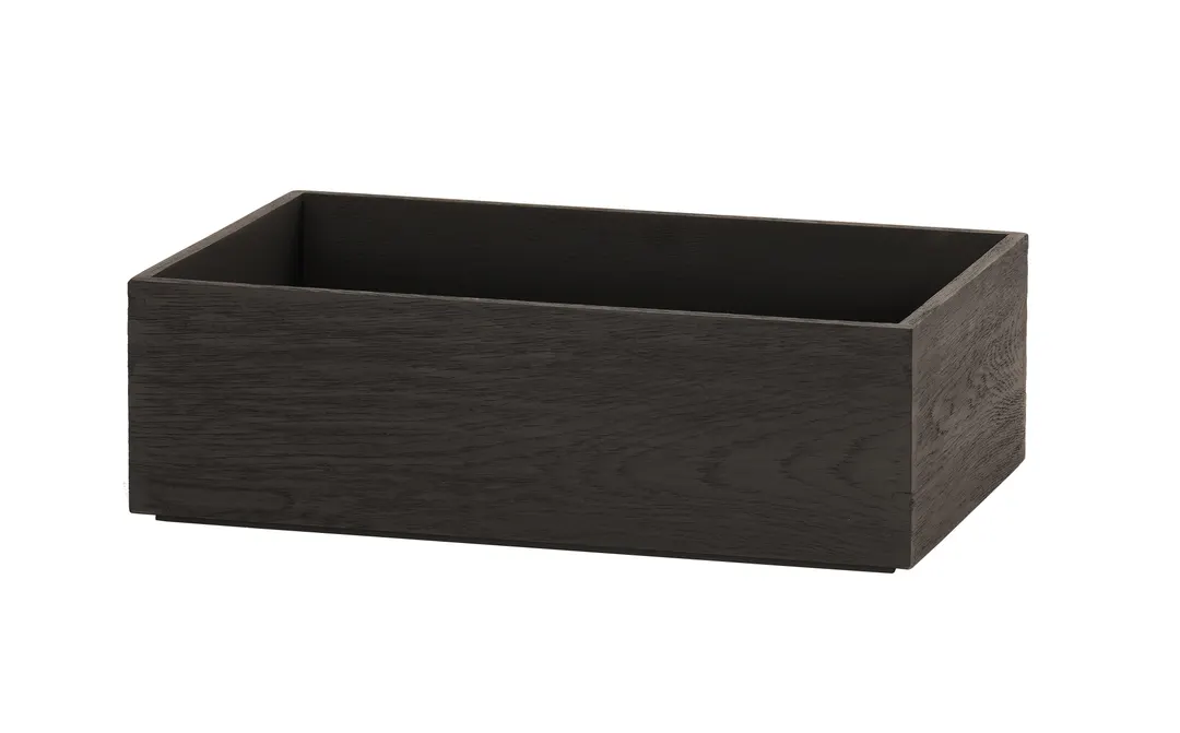 Cal-Mil 23106-12206-13 Brooklyn Tray, 12"W x 20"D x 6"H, Rectangular, Wood, Browns