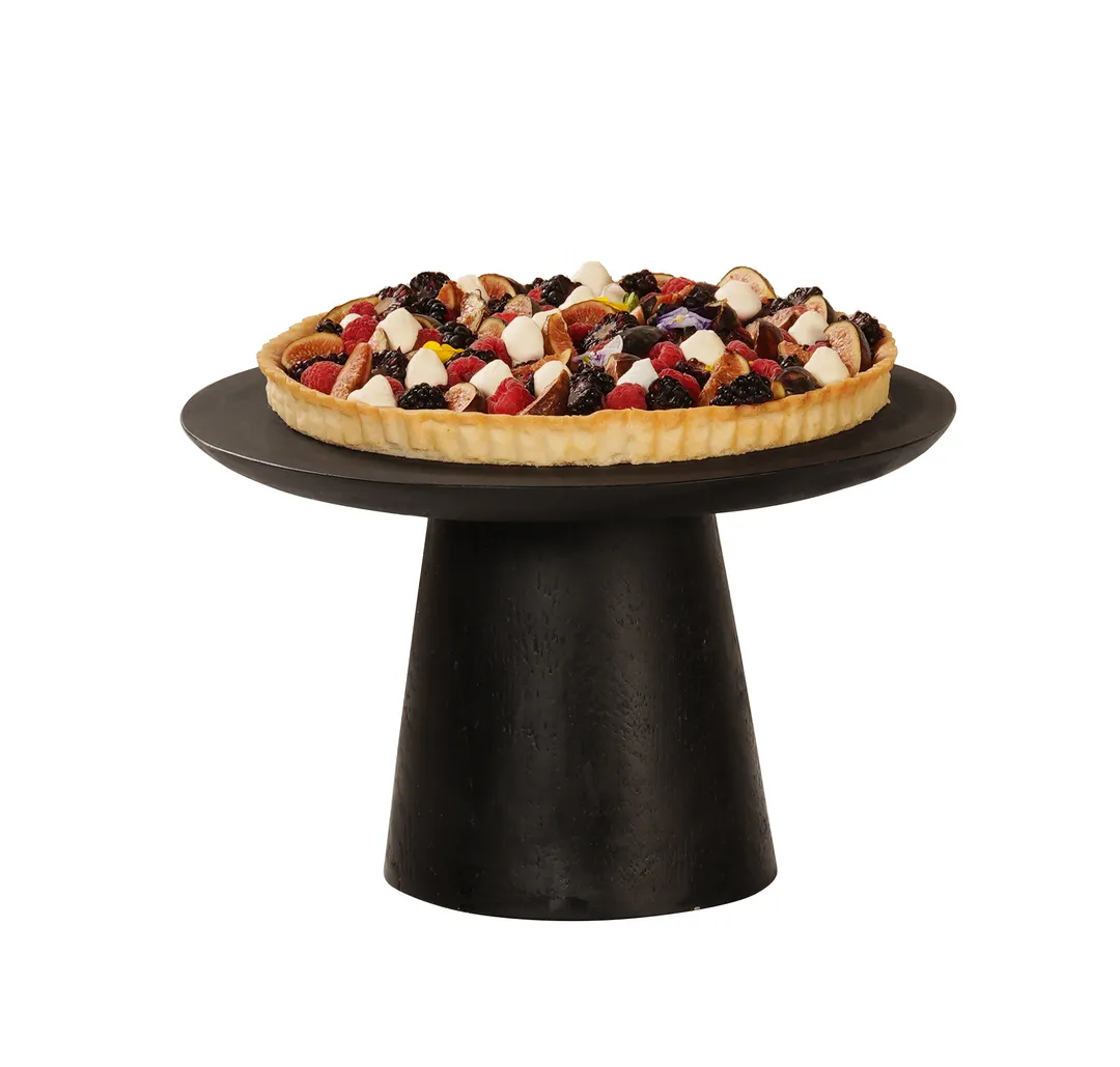 Cal-Mil 23151-127-13 Brooklyn Cake Pedestal, 12" Dia. X 7"H, Round, Wood