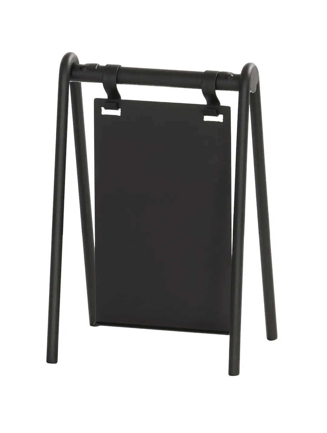 Cal-Mil 23160-47-13 Onyx Hanging Signage, 5.5"W x 3"D x 10"H, Acrylic, Black Powder-Coated Metal