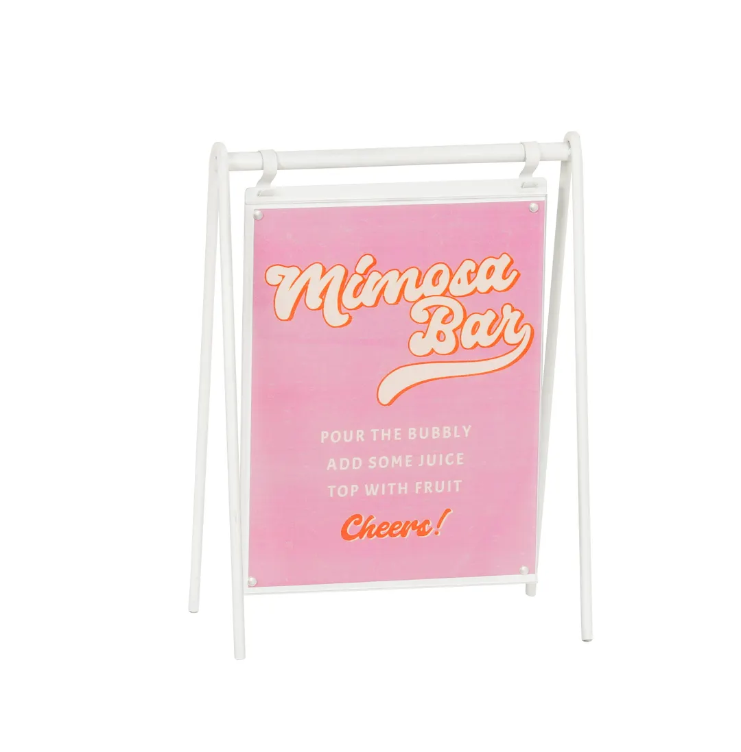 Cal-Mil 23160-811-15 Juno Hanging Frame, 9.5"W X 15"H, Fits 8.5X11 Signs