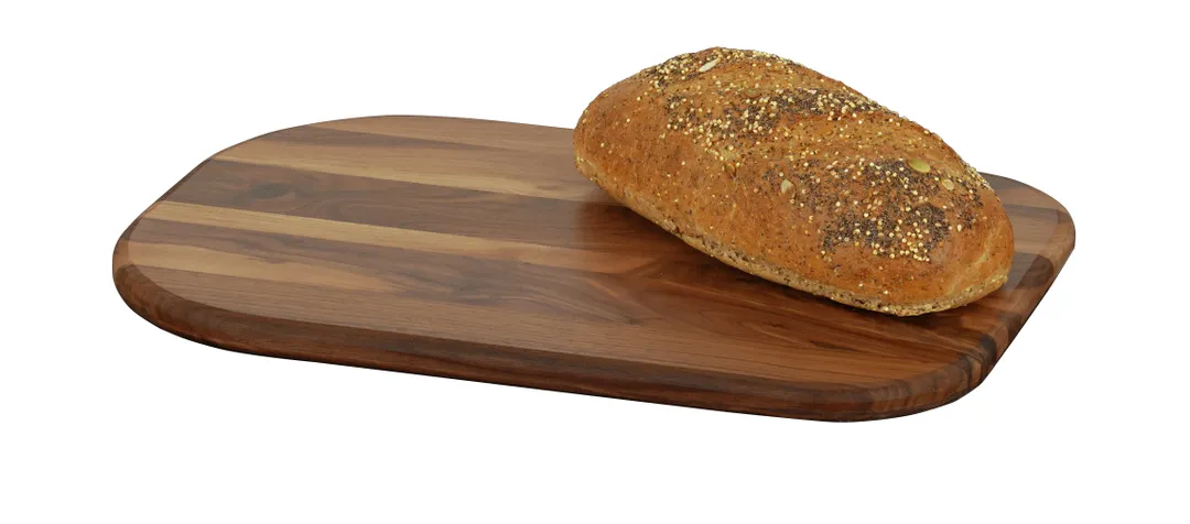 Cal-Mil 23173-1812-78 Sydney Serving Board, 18"W x 12"D x .75"H, Walnut Wood