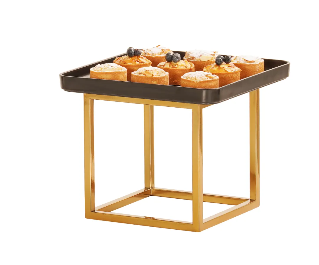 Cal-Mil 23201-8-130 Brooklyn Riser, 8"W X 8"D X 8"H, Cube, Open Frame