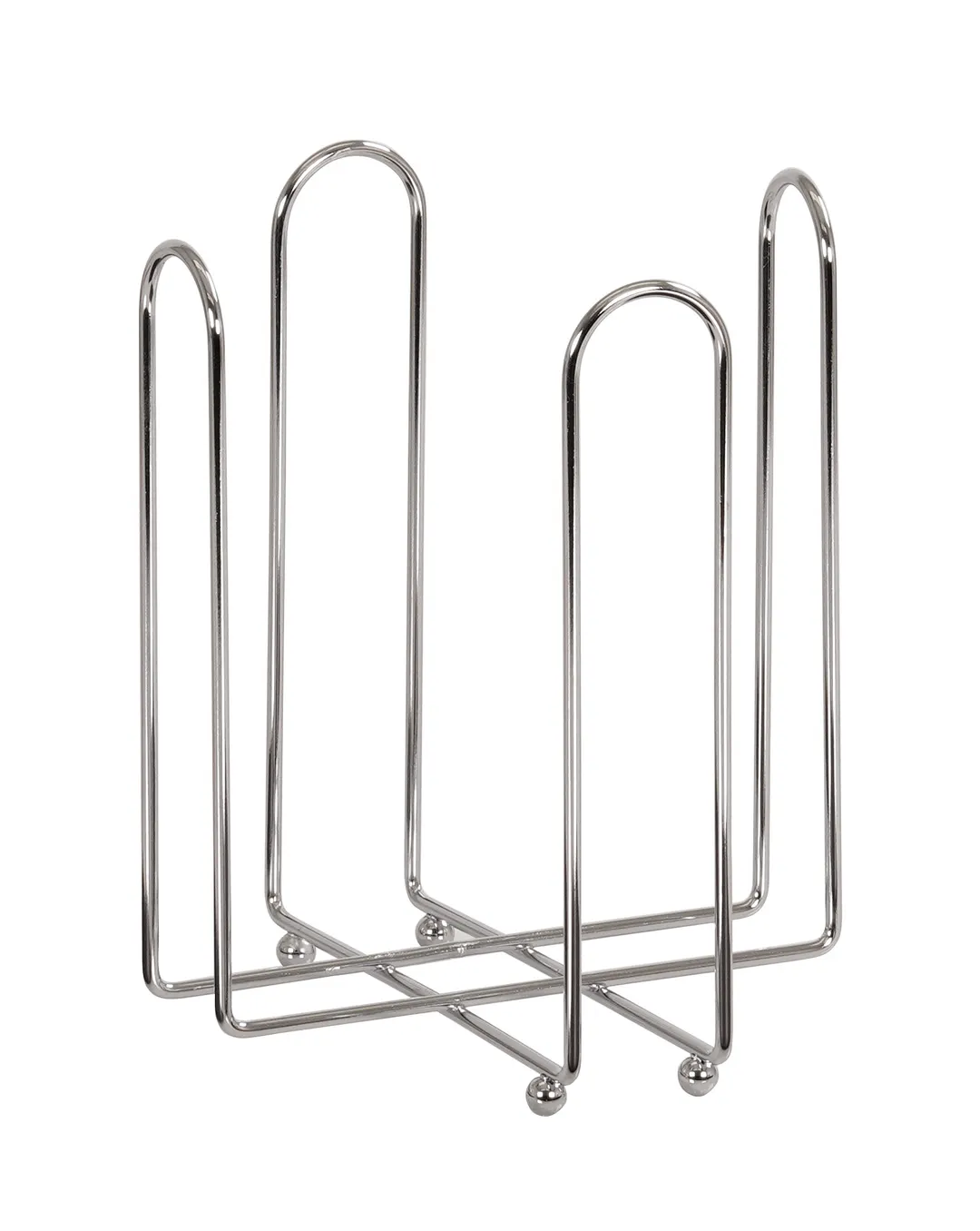 Cal-Mil 23404-49 Bowl Stand – Chrome Bowl Holder, 6.5" W x 6.5" D x 7.375" H, Smallware Accessory